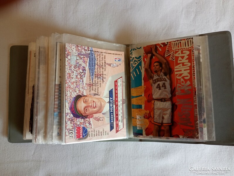 Sport kártya amerikai kosárlabda kartya album - 44 kártya vegyesen -