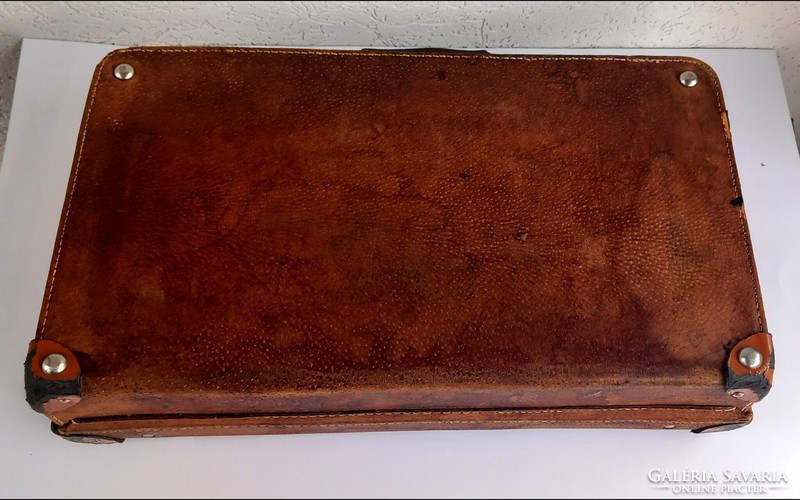 Leopoldine rittner wien leather suitcase antique negotiable design