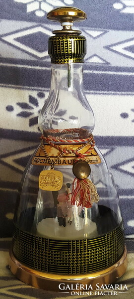 Rare vintage 50's music bottle with dancing couple