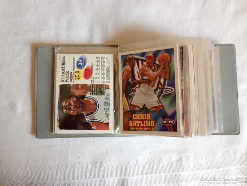 Sport kártya amerikai kosárlabda kartya album - 44 kártya vegyesen -