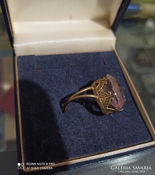 Old russian silver ring