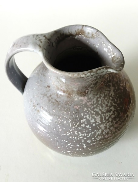 Special, mcm, made by discing, ceramic jug vase, German or Scandinavian