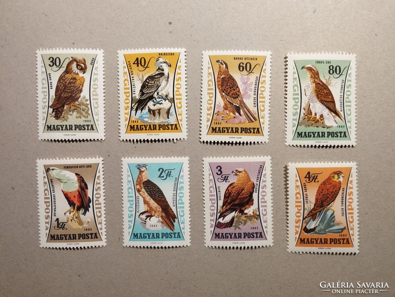 Magyarország-Ragadozó madarak 1962