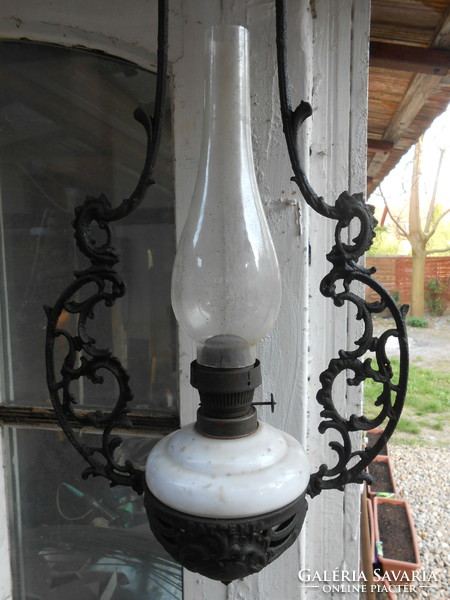 Antique kerosene lamp