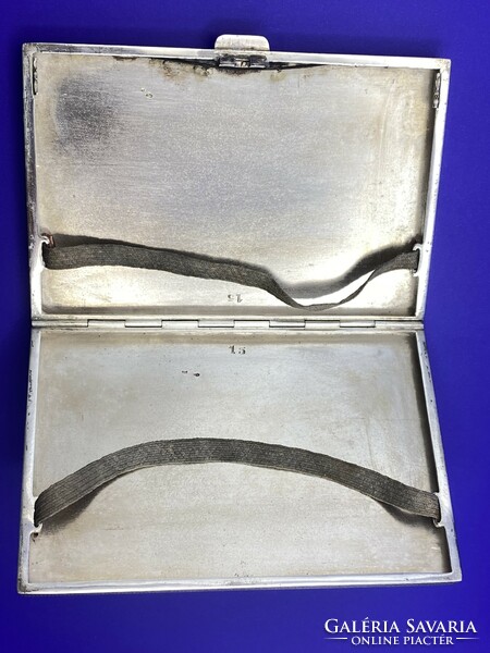 Silver cigarette case / cigarette box / box