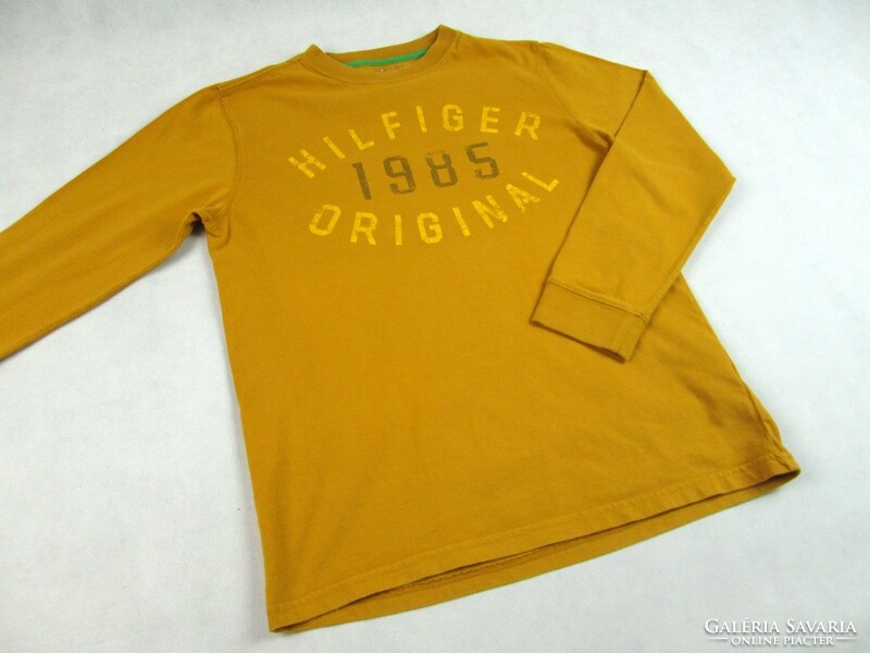 Original tommy hilfiger (kids) mustard yellow long sleeve t-shirt top