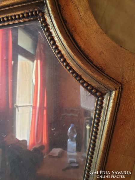 Biedermeier antique wall mirror 100x50