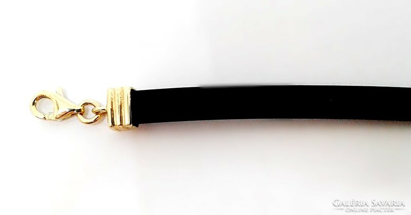 Gold rubber bracelet (zal-au124514)