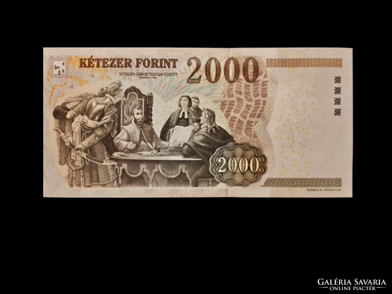 UNC - GYÖNYÖRŰ - 2 000 FORINTOS BANKJEGY - 2007-BŐL (VII. Sorozat!))