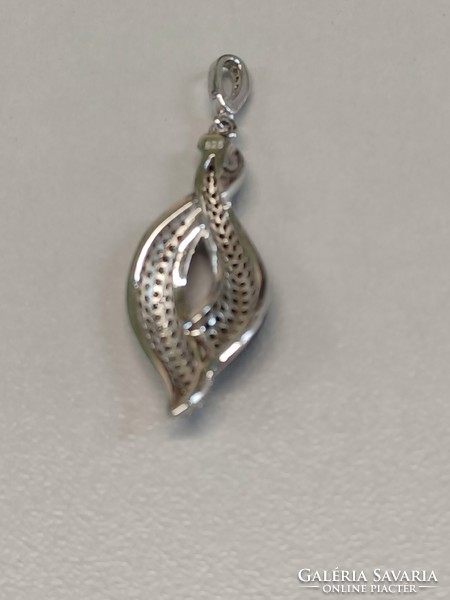 Silver-black pendant