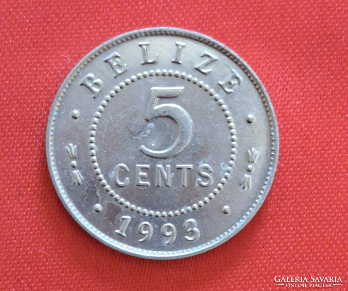 1993.  Belize 5 Cent  (1860)