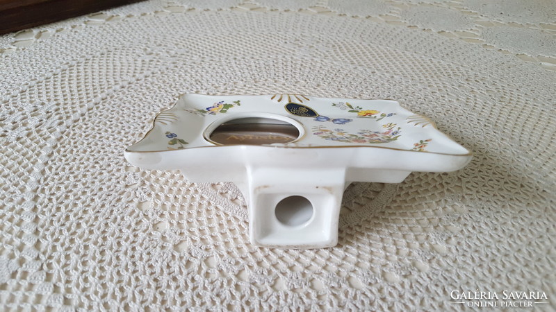 Beautiful Aynsley porcelain table picture frame with butterflies and flowers