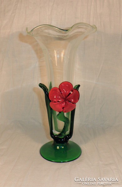 Old glass vase