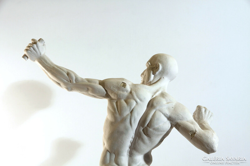 Écorché - after the archer Anton Brenek 70cm | male anatomical model sculpture