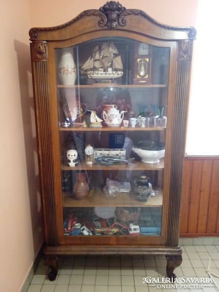 Antique showcase neo baroque