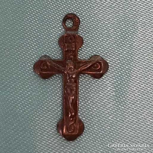 Antique crucifix, cross pendant 2 cm