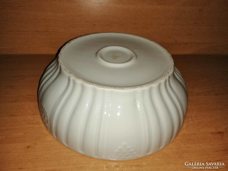Zsolnay porcelán Hungária sorozat pogácsás, koma tál - 24 cm (7/p-2)