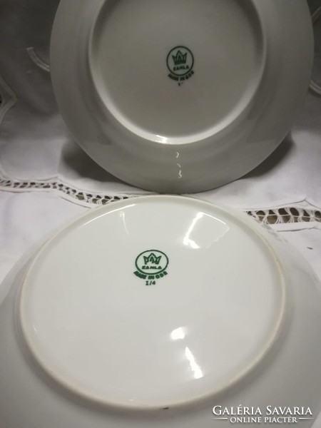 Porcelán tányér /Kahla/ pipacsos mintával