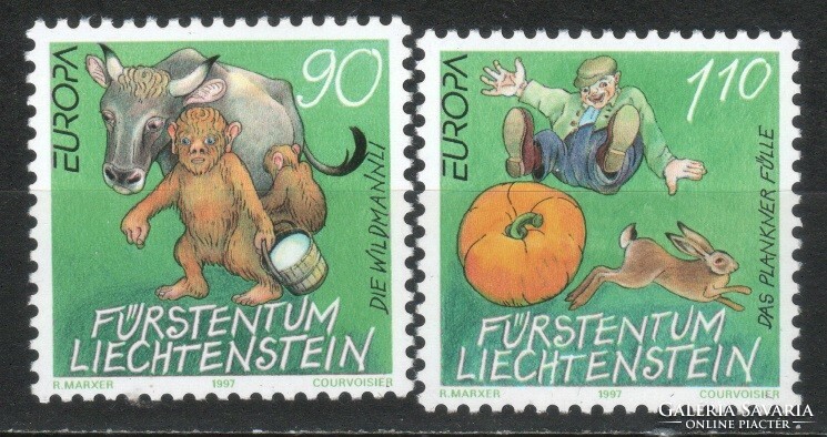 Liechtenstein  0382 Mi 1145-1146 postatiszta        3,50 Euró