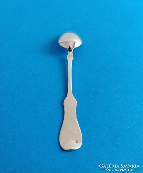Silver appetizer spoon children's spoon violin style
