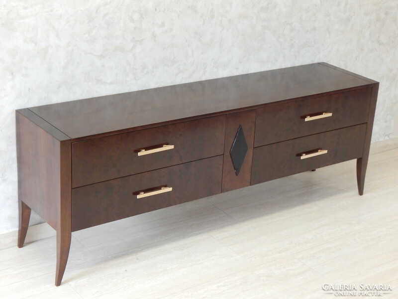 Art deco sideboard 4-drawer chest of drawers. Mon - 18
