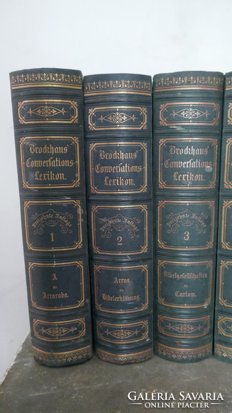 Brockhaus conversations dictionary 1882-1887 16 volumes