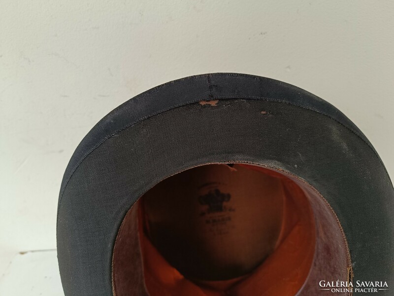 Antik cilinder kalap ruha film színház jelmez kellék sérült gyűrött 408 8826