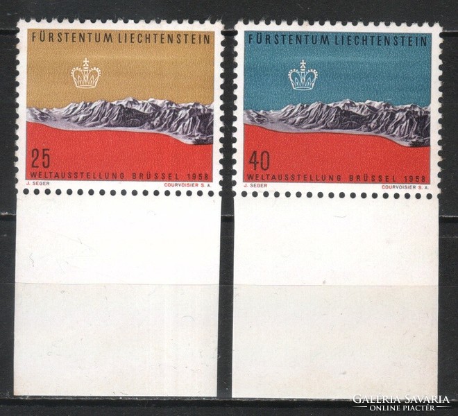 Liechtenstein 0208 mi 369-370 post office EUR 3.50