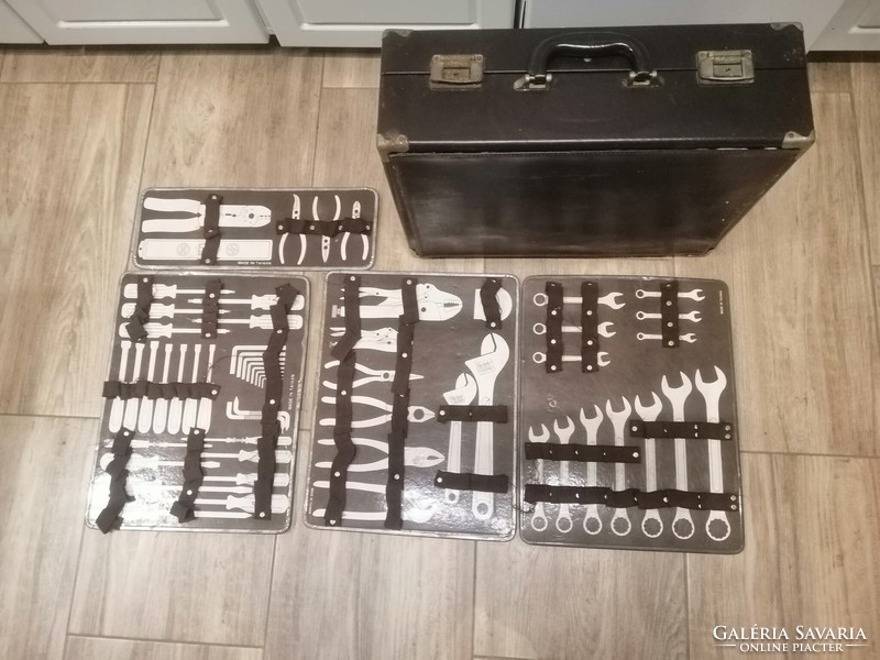 Old, portable tool holder panels...