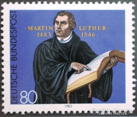 N1193 / Németország 1983 Luther Márton bélyeg postatiszta
