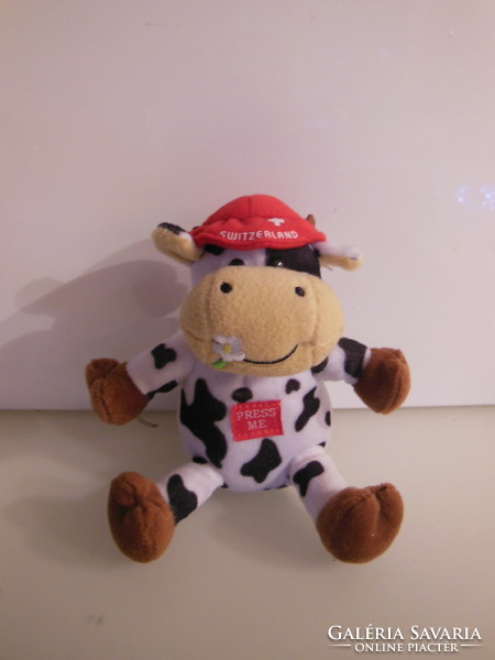 Cow - Swiss - 16 x 14 cm - plush - brand new - exclusive