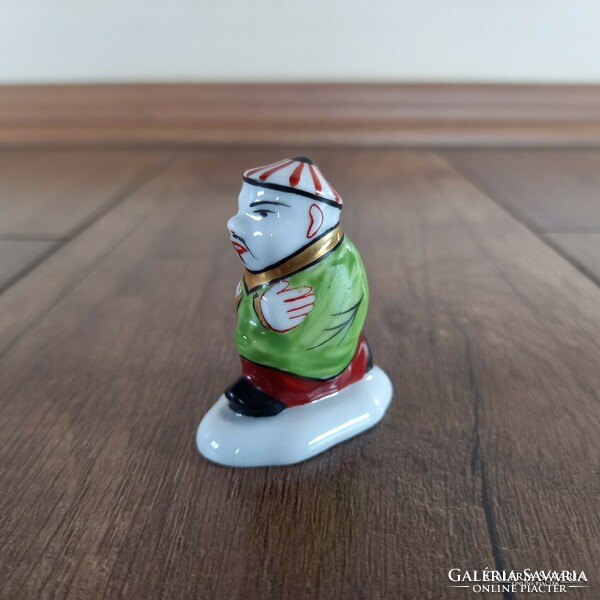 Régi Herendi porcelán mini kínai figura