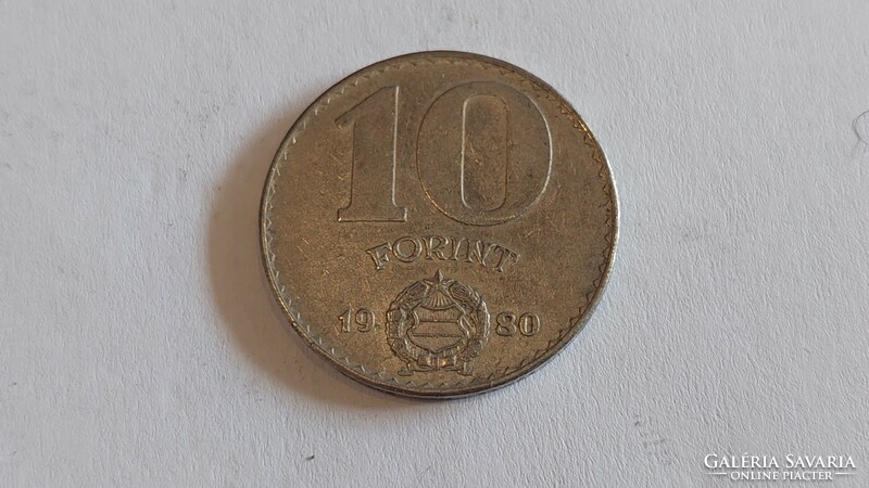1980 Magyar Népköztársaság 10 Forint