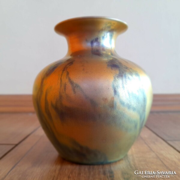 Antique zsolnay eosin glazed vase