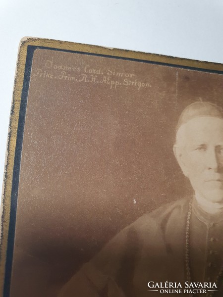 Photo of bishop János Simor, prince-primate, 11×16 cm