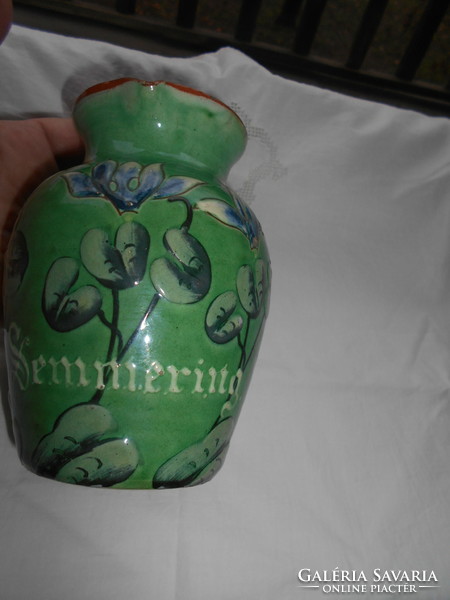 Marked Semmering - Austrian Art Nouveau majolica jug - a rare piece