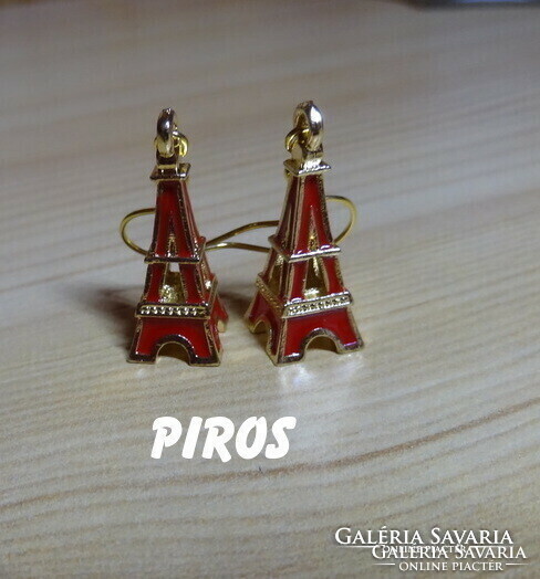 11 fire enamel gold earrings of different styles and colors, at a single price, with hooks