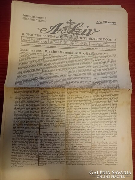 18 db A Szív / Új Ember katolikus hetilapok 1945