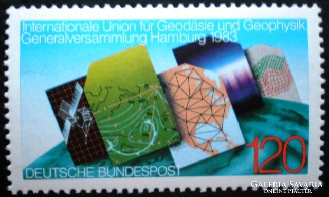 N1187 / Németország 1983 Geodézus és Geofizikus Kongresszus bélyeg postatiszta