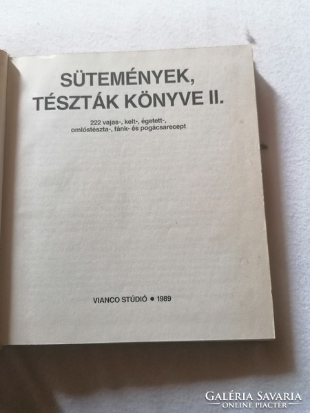 Sütemények, tészták könyve I-II.     1988.