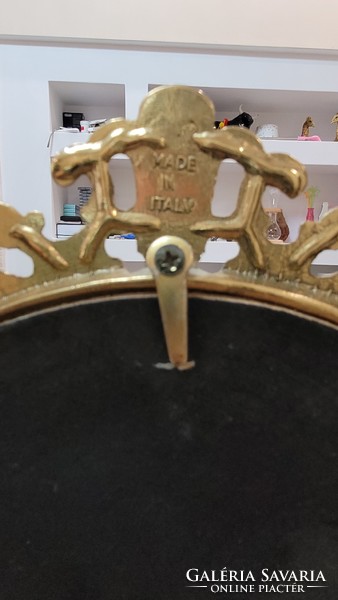 Vintage Olasz Réz Asztali Tükör.