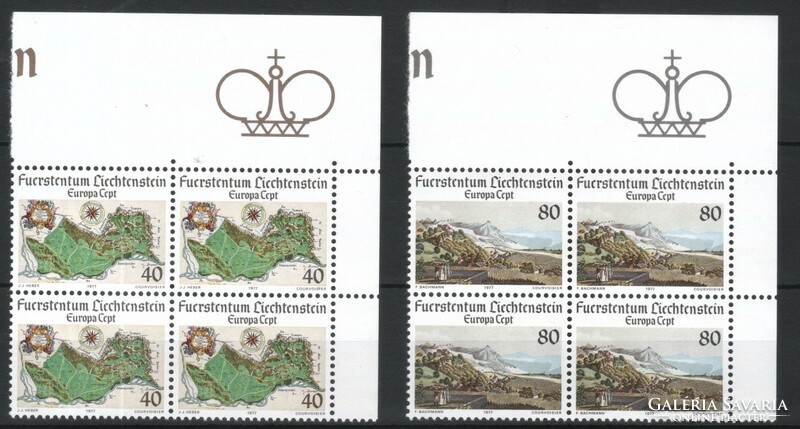 Liechtenstein 0231 mi 667-668 post office EUR 6.40