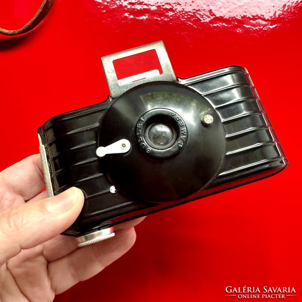 Vintage eastman kodak bullet bakelite camera with original leather bag ca.1936-1942 Alte kodak photo