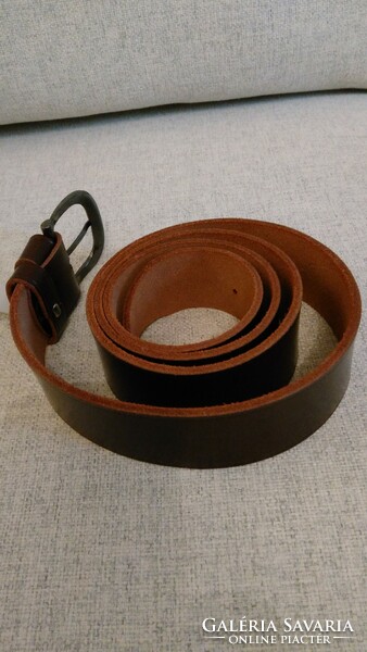 Thick cowhide belt 115 × 4 cm (+buckle) with tag