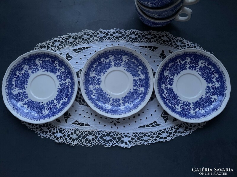 Villeroy & Boch kék Burgenland porcelán teás csésze alátéttel