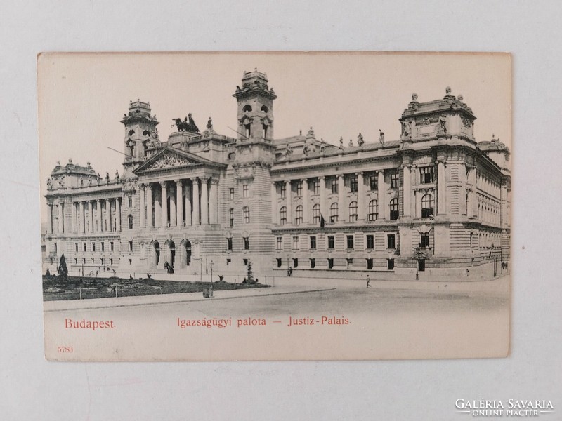 Postcard Budapest Palace of Justice