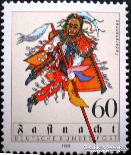 N1167 / Németország 1983 Húshagyó karnevál bélyeg postatiszta