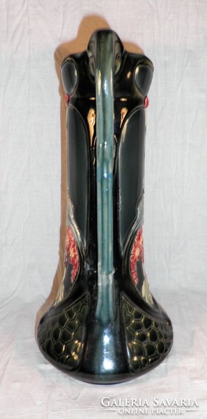 Old faience vase