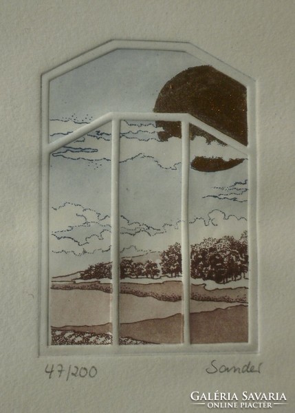 With Sander sign (2nd half of No. 20): window