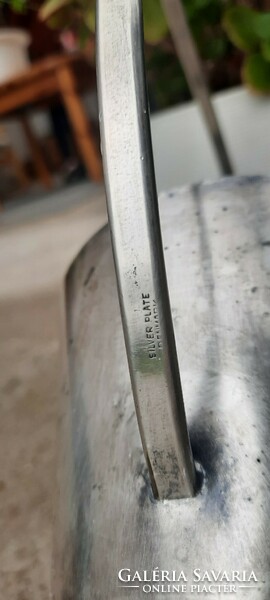 Mutatós régi ezüstözött réz locsolókanna - Silver Plate Denmark jelzéssel